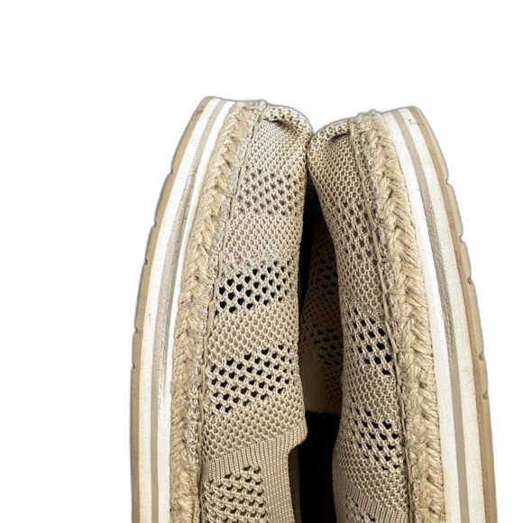 Bobs by Skechers Breeze Bird Song Slip On Espadrilles Tan Woven Size‎ 9 - Picture 5 of 7